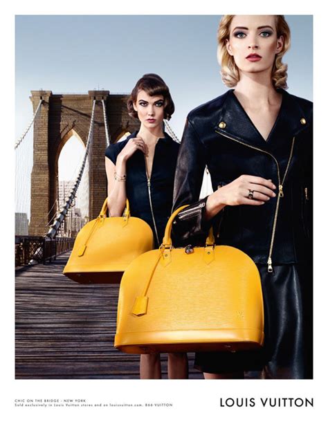 karlie kloss louis vuitton bag|Louis Vuitton’s “Chic On the Bridge” FULL Ad Campaign.